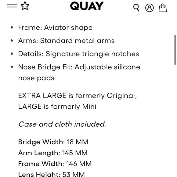 NWOT QUAY brown aviator, sunglasses - Picture 11 of 11